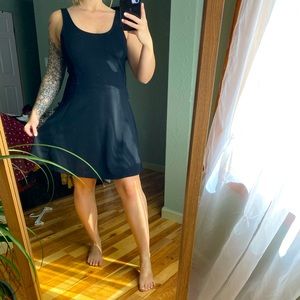Black skater dress